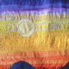 Arte textil de pared, Amanecer Paisaje original hecho a mano con tela - Imagen 4