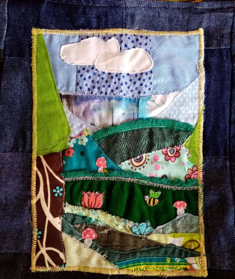 Arte textil en bolso